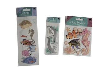 Pegatinas Jolee's Boutique By You Criaturas Marinas Delfines Dimensionales Nuevas En Paquete - Imagen 1 de 2