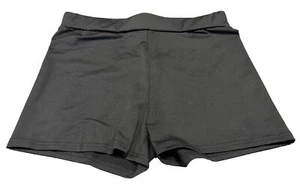 Shein Damen schwarze gerippte Sportshorts Größe Large - Bild 1 von 3
