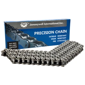 420 Motorcycle Chain 74 Link with 1 Master Link 110cc 125cc Dirt Bike ATV - Picture 1 of 6