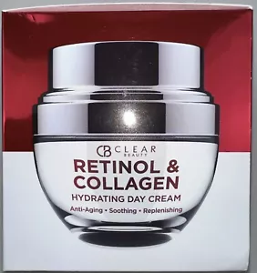 New CB Clear Beauty Retinol & Collagen Hydrating Day Cream 1.69 FL. OZ. / 50 mL - Picture 1 of 7