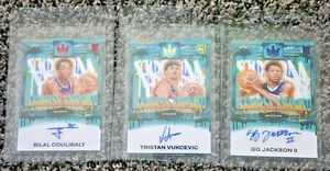 2024 Court Kings Fresh Paint 3 cards Coulibaly/Vukcevic/Jackson II Make an Offer - Picture 1 of 11