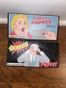 fidget popper popit Lot 2 stress relief Rare samsonico toy novelty NIB Sealed - Picture 1 of 4