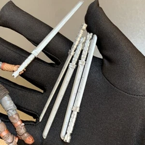 Rare LOT 5 PCS Sword weapon 3.75" Star Wars  Action Figure TOY GIFTS KID #58 - Picture 1 of 4