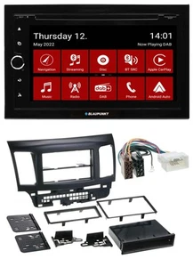 Blaupunkt MP3 DVD Bluetooth DAB 2DIN USB Autoradio für Mitsubishi EVO Lancer ab - Bild 1 von 9