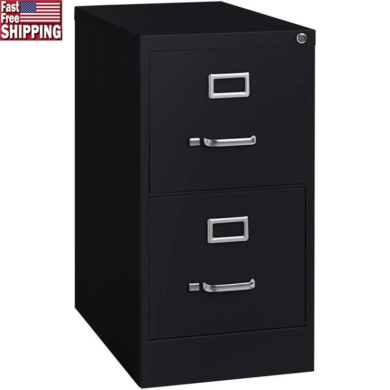 Archivador vertical bloqueable de alta resistencia carpetas tamaño letra con cajones lisos Foto 1 de 4