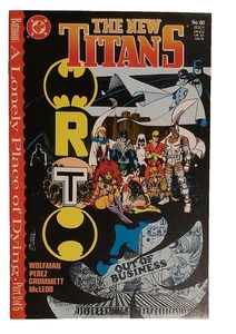 The New Titans #60 / X-Over with Batman 440-442 / Perez, Wolfman / NM/Mint (9.8) - Picture 1 of 5