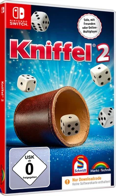 Kniffel 2 mit Online MultiPlayer - Nintendo Switch - Code in a Box