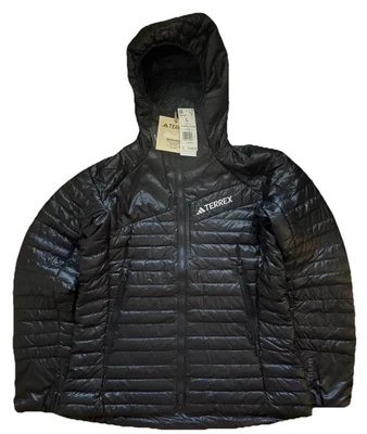 Adidas Terrex Women's Black Techrock Down Hooded Jacket IB4199 Large NWT$350 - Image 1 of 4