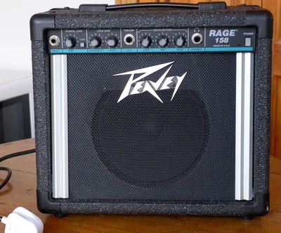 Peavey Rage 158 15W Guitar Combo  (US madeTeal strip) - Image 1 of 4
