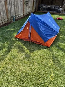 Vintage Possibly Eureka North Face 2 Person A Frame Style Camping Tent W/rainfly - Bild 1 von 7