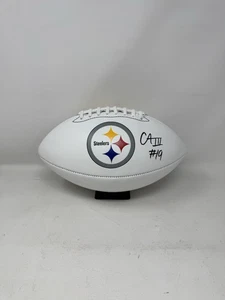 Autógrafo firmado por Calvin Austin III F/S FÚTBOL AMERICANO CERTIFICADO DE AUTENTICIDAD PSA PITTSBURGH STEELERS - Imagen 1 de 4