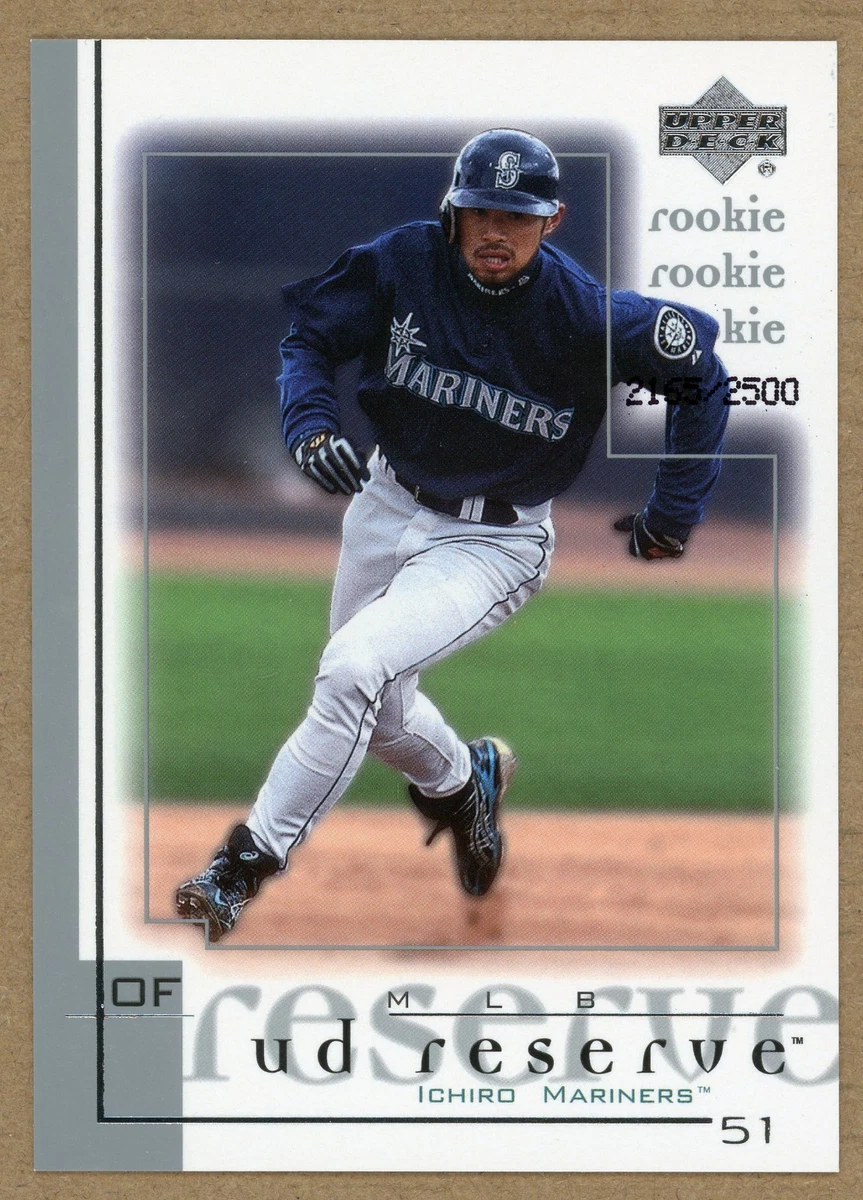 Upper Deck Ichiro Suzuki Rookie Baseball Sports Trading Cards