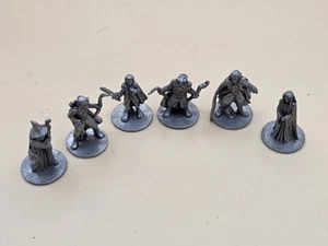 Lord of the Rings Monopoly Pewter Figures Lot of 6 replacement parts NO RING - Picture 1 of 3