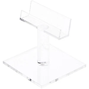 Plymor Clear Acrylic Display Stand for Eyeglass Frames, 2.625" H x 3" W x 3" D - Picture 1 of 2