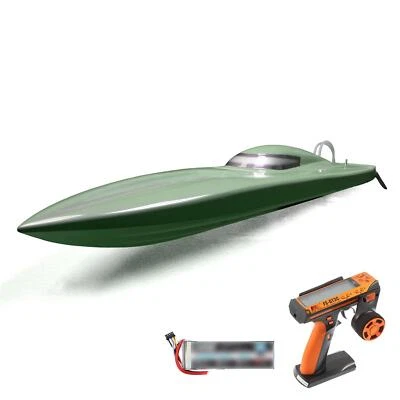DTRC Radio Control Race Boat 24X RTR Electric Ship Model 6S Battery GT3C Radio - Image 1 of 3