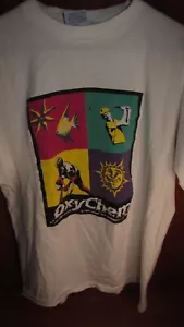 Camiseta vintage OxyChem colorida años 90 Allsport puntada única talla L - Imagen 1 de 6