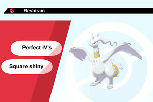 Ultra Shiny Reshiram Perfect 6 IV for Sword and Shield