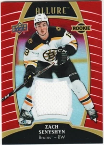 ZACH SENYSHYN RC 19-20 ALLURE ROOKIE RED RAINBOW JERSEY CARD # 74 UD 2019-20 - Imagen 1 de 2