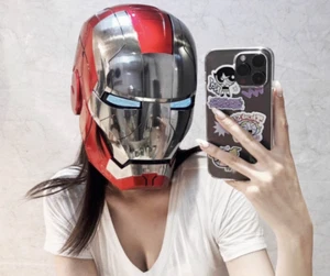 IN DEN USA Schiff! AUTOKING Iron Man Helm MK5 elektronische Stimme aktiviert öffnen & schließen - Bild 1 von 5