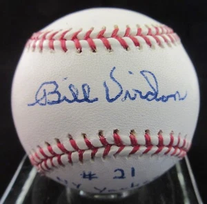 Bill Virdon NY Yankees 1974-75 Signed ML Baseball - Beckett BAS - Picture 1 of 3