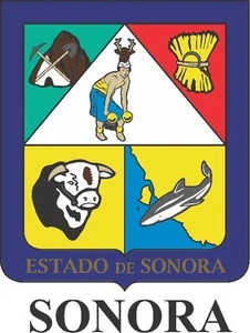 2 (PCS) Sonora Mexico. Coat Of Arms Decals Stickers Full Color/Weather Proof - Picture 1 of 3