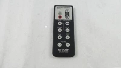 Sharp G0054TA Remote Control for Select Camcorders (RRMCG0054TASA) - Image 1 of 2
