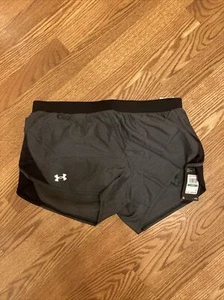 Under Armour Fly By 2.0 Shorts Heather/Black Size Large - Picture 1 of 2