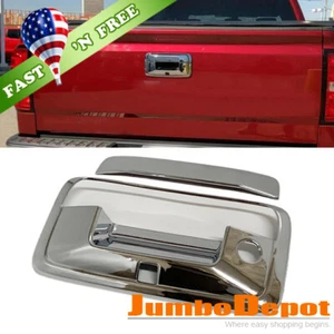 US Chrome Rear Tailgate Door Handle Cover Fit for Chevy Silverado 2014 2015-2019 - Picture 1 of 5