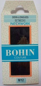 Bohin Betweens Patchwork Needles Size 8 - 12 - Picture 1 of 1