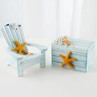 Mediterranean Beach Chair & Box Ornament Set for Home Decor & Nautical Theme