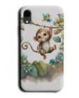 Baby Monkey Hanging On Branch Phone Case Cover Monkeys Apes Chimp Kids BE27