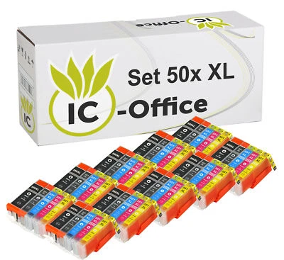 50 per cartucce Canon Pixma IP7250 MG5450 MG6350 MX725 MX925 PGI-550XL CLI-551XL