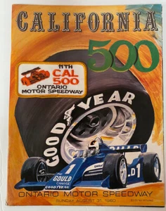CALIFORNIA 500 ONTARIO MOTOR SPEEDWAT EVENT PROGRAM 1980 - Picture 1 of 1