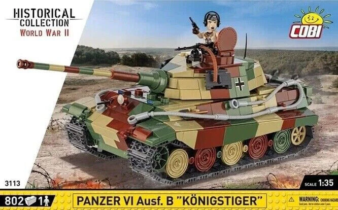 Cobi 3113 Panzer VI Ausf. B Königstiger 1:35 Bausatz 802 Teile sofort lieferbar!