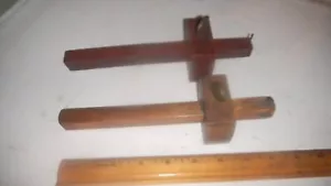2- Vintage Wood Working Wooden Scribes - Picture 1 of 4