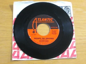CHRISTMAS SOUL 45 RPM - SOLOMON BURKE - ATLANTIC 2369 - "PRESENTS FOR CHRISTMAS" - Imagen 1 de 2