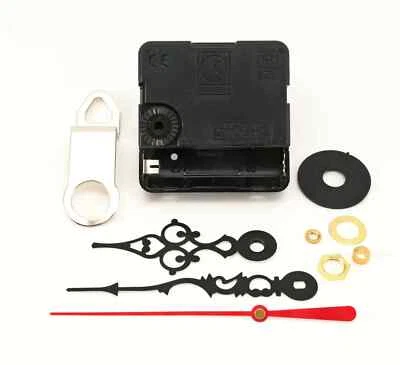 MS ORIGINAL Continuous Sweep Quartz Battery Clock Movement No tick QUIET For 1/8" Thick Dial