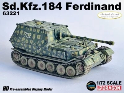 Dragon 1:72 63221 Sd.Kfz.184 Elefant German Army, Battle of Kursk, USSR, 1943 - Image 1 of 4