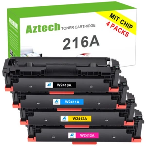 Mit chip TONER für HP 216A W2410A Color LaserJet Pro MFP M183fw M182n M182nw XXL - Afbeelding 1 van 15