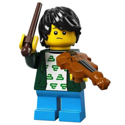 Violin Kid Lego Series 21 Minifigures 71029 RETIRED - Image 1 of 4