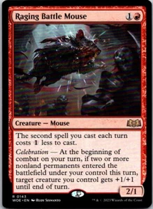 Magic The Gathering Raging Battle Mouse Wilds of Eldraine Magic The Gathering ¡Envío gratuito! - Imagen 1 de 1