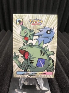 Larvitar, Pupitar & Tyranitar - Attack Gen 2 Cracked Ice Holo - Pokemon NM - Picture 1 of 2
