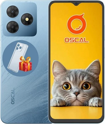 OSCAL Flat 2C Smartphone 2025 Android 14 64GB+6GB 2TB-TF, 6.56" HD+ Telefono Cel - Immagine 1 di 4