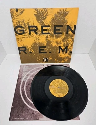 R.E.M. REM Green ORIG 1988 LP WARNER BROS 25795-1 DMM Masterdisk Vinyl w/ Inner - Image 1 of 4