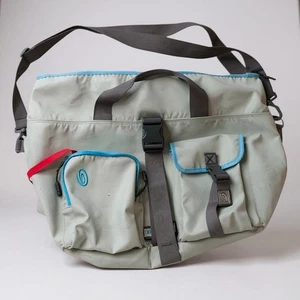 Bolso Mensajero Impermeable Timbuk2 Gris más Elegante Pinback afirma que amo mi bicicleta - Imagen 1 de 5