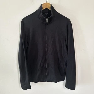 COS Men’s Full Zip Up Cardigan Side Pockets Size EUR S Made In Turkey Black - Picture 1 of 9