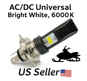 ❄️Ultra 12V LED Hi/Lo Headlight Bulb for Yamaha RX1 ER RX10R 2003–2005 ⬆️Brightn - Picture 1 of 9