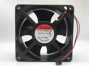SUNON 12038 KD1212PMB1-6A DC12V 6.2W 12CM Fan NEW - Afbeelding 1 van 3