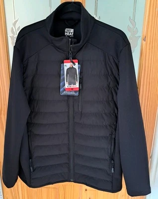 32 DEGREES HEAT MENS CLOUDFILL PADDED FULL ZIP UP JACKET MEDIUM  44" CHEST BNWT - Image 1 of 4
