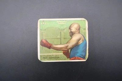 1910 T218 Mecca Champions Jack Johnson Side View Antique Vintage Boxing Ungraded - Image 1 of 4